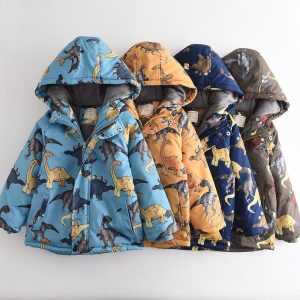 کاپشن اورجینال روسی برند ZCLA-RU طرح دایناسوری کد ۲۱۵