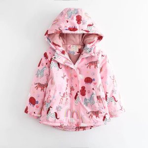 کاپشن اورجینال روسی برند ZCLA طرح یونیکورن کد 236